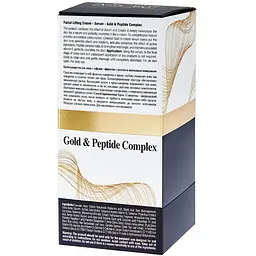 Крем-сироватка для обличчя Dr. Sea Gold Ліфтинг-ефект з золотом і пептидним комплексом 30 мл (501422) - мініатюра 4