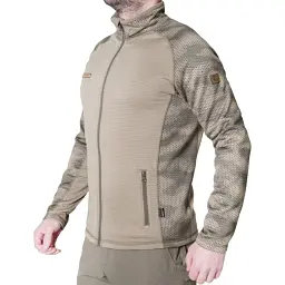 Кофта Fahrenheit Power Grid Full Zip Camo XL/R Khaki - мініатюра 2