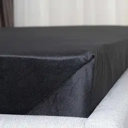 Простирадло ТЕП Velour з резинкою чорне, 180 x 200 (2-04824_34659) - мініатюра 2