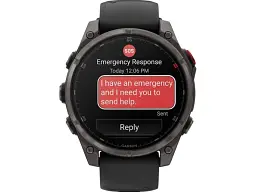 Смарт-годинник Garmin Fenix 8 Pro 47 mm AMOLED Carbon Gray DLC Titanium with Black/Pebble Gray (010-03198-00/01) - мініатюра 2