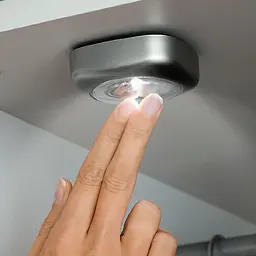 Переносний led-світильник Touch On — Push Light світлодіодний світильник на батарейках переносний 3 шт. - мініатюра 3