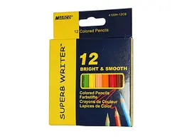 Олівці кольорові MARCO 12кол. 4100Н-12СВ, маленькі, шестигранні Super Writer карт.коробка