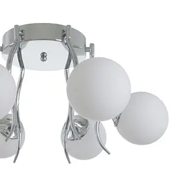 Люстра стельова Brille в спальню E14 60W CH (BL-977C/6) - мініатюра 5