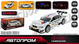 
Машина металева BMW M3 DTM АВТОПРОМ 1:32 світло звук - мініатюра 2