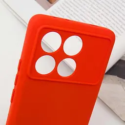 Чохол TPU GETMAN Liquid Silk Full Camera для Xiaomi Poco X6 Pro Червоний / Red - мініатюра 5