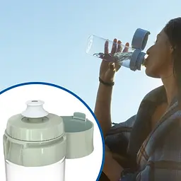 Фільтр-пляшка Brita Vital 600 мл зелена (1052263) - мініатюра 6