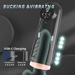 Мастурбатор LUXURY Masturbator, PREMIUM RECHARGEABLE MULTIFUNCTIONS 04 Boss Series 60-00068 103640 - мініатюра 7