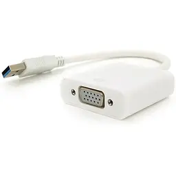 Конвертер Voltronic USB 3.0(тато) на VGA(мама) 30cm, Пакет