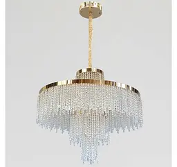 Велика каскадна золота люстра 376-800GD Artlight із LED 181 Вт - мініатюра 2