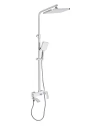 Душова система універсальна Qtap Swan Cascada Chrome/White з виливом QTSWA111CRW45570 - мініатюра 1