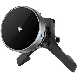 Холдер Wiwu CH-319 Qi2.0 Car Wireless Charger Чорний