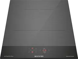 Варильна поверхня індукційна Gorenje 30 см Доміно PowerBoost поєднання конфорок чорний - мініатюра 4