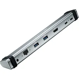 USB-Хаб Canyon DS-6 Multiport Docking Station with 7 ports: 2*Type C+1*HDMI+2*USB3.0+1*RJ45+1*audio 3.5mm, I (CNS-TDS06DG)