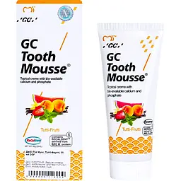 Уцінка. Крем для зубів GC Tooth Mousse Tutti-Frutti 35 мл 