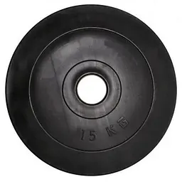 Диск гантельний "Rock Pro" NE-PL-D-15 15 кг композитний у пластиковій оболонці