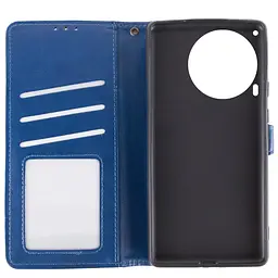 Шкіряний чохол-книжка GETMAN Gallant (PU) для TECNO Camon 30 (CL6) Синій - мініатюра 7
