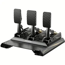 Педалі ігрові MOZA Racing CRP2 USB тензодатчик 200 кг карбонова підставка Black (RS066_Moza) - миниатюра 4