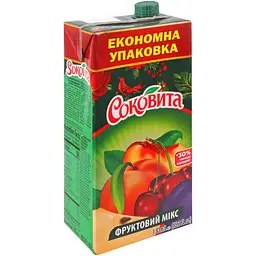 Напій соковий Соковита Фруктовий мікс 1.93 л - мініатюра 3