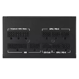 Блок живлення ASUS TUF Gaming 1200W EVO 80+ Gold (90YE00SD-B0NA00) Black - мініатюра 7