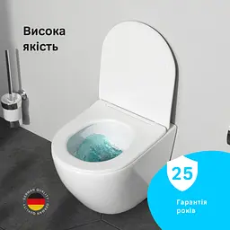 Унітаз підвісний AquaSpin AM.PM Spirit V2.0 із сидінням мікроліфт CSB1900SC - мініатюра 4