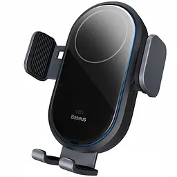 Автомобільний тримач холдер із БЗП Baseus LightChaser Series Wireless Charging Electric Car Mount 15W C40355900121-00 Black