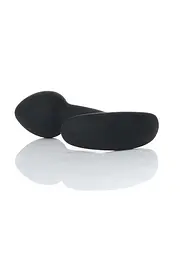 Анальна пробка - Silicone Black Curved Plug S - мініатюра 5