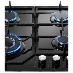 Плита газова Concept PDV 7460 bc 4 конфорки загартоване скло WOK пальник електропідпал - мініатюра 3