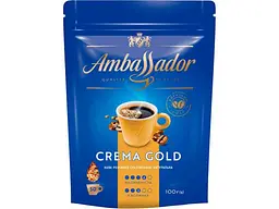 Кава розчинна AMBASSADOR 100г Crema Gold, пакет