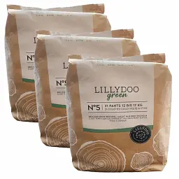 ЕКО підгузки-трусики LILLYDOO Green 5 (12-17 кг), 63 шт