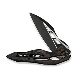 Ніж складаний туристичний Weknife Arrakis (8.8 см) Vanax / Titanium чорний з бронзою - мініатюра 3