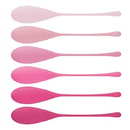 Набір вагінальних кульок Teazers Kegel Balls Set, 6 шт (рожевий) - мініатюра 5
