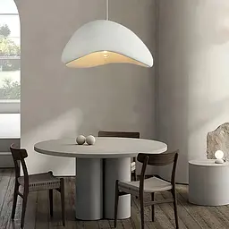 Світильник-хмара з білим гіпсовим корпусом 50х40х30 см | Арт. MJ 215-500 | Line F