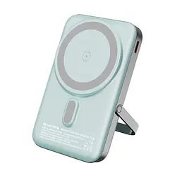 Повербанк Powerbank ColorWay PB-100LPA2MT-WPDD 10000mAh 15W MagSafe Watch (USB-C PD 22.5W) Aquamarine - мініатюра 2