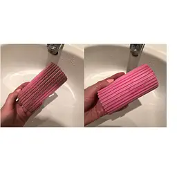Губка для прибирання Scrub Daddy Damp Duster Для пилу Рожева (5060481022767/5060481023788) - мініатюра 3