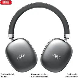 Bluetooth навушники XO BE45 Black - мініатюра 4