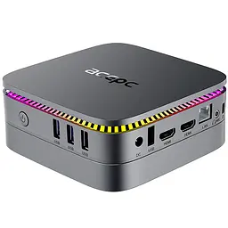 Міні-ПК Acepc PicoBox AK1 Plus / Intel N95 / RAM 8GB / SSD 256GB / LAN / Wi-Fi / Bluetooth / Windows 11 Pro (Без ключа) / Сірий - мініатюра 3