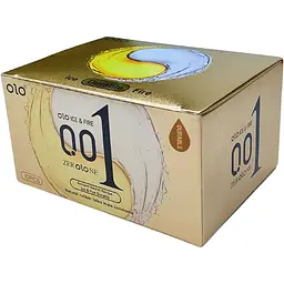 Презервативи Olo 0.01 Ice and Fire з термоефектом авокадо 10 шт. (ROZ6400230145) - мініатюра 2