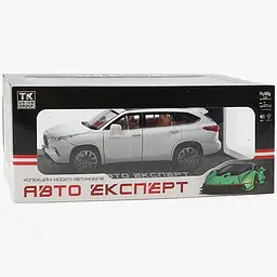 Колекційна металева модель автомобіля АвтоЕксперт Toyota Highlander Hybrid з інерцією, світлом та звуком 1:24 - мініатюра 5