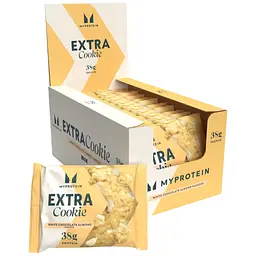 Протеїнове печиво Myprotein Extra Cookie White Chocolate Almond 12x75 г