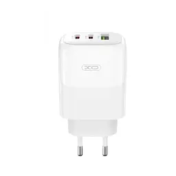 ЗП ХО L139 triple GaN nitride USB-A/2USB-C 65W White