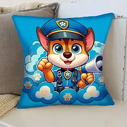 Подушка велюрова 3D Щенячий Патруль №4 35х35 см