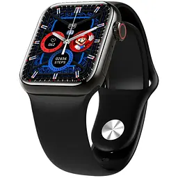 Розумний годинник Lemfo M7 Plus c бездротовою зарядкою та Bluetooth-дзвінками (Чорний) - мініатюра 7
