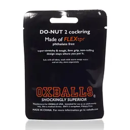 Кільце ерекційне Oxballs Do-Nut 2 5.1 см чорний - мініатюра 3