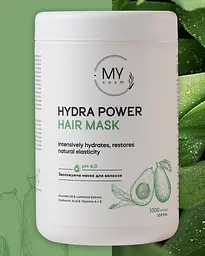 Зволожуюча маска для волосся MY COSM Hydra Power Mask 1000 мл - мініатюра 2