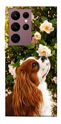 TPU чохол Demsky Flower spaniel для Samsung Galaxy S22 Ultra