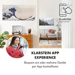 Інфрачервоний обігрівач Klarstein Wonderwall Air Art Smart 700Вт (10035130) - мініатюра 2