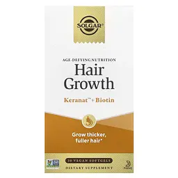 Засіб для росту волосся Solgar Hair Growth Age-Defying Nutrition 30 веганських капсул