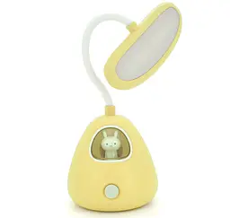 Гибкая настольная лампа Voltronic Rabbit Yellow с органайзером, 3 режима, 4,2V 300mAh