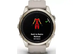 Смарт-годинник Garmin Epix Pro Gen 2 Sapphire 42mm Soft Gold w. Light S. Band (010-02802-10/11) - мініатюра 3