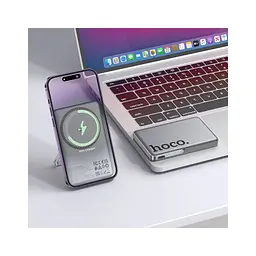Батарея універсальна HOCO 5000mAh Sunlight PD/20W Magnetic Metal Grey (Q36 / 714986) - мініатюра 9